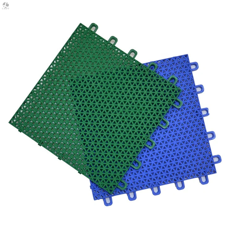 Professional Modular Plastic Interlocking Sports Floor  Outdoor Basketball Court Backyard Sports Ground Flooring