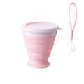 Custom Portable Eco Friendly Folding Collapsible Travel Drinking Foldable Silicone Reusable Coffee Cup