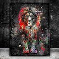 Abstract Lion Canvas Art Posters and Prints Graffiti Art Animals Paintings on the Wall Art Decor Pictures for Living Room Cuadro