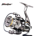 HISTAR X6 Professional Light Lures Spinning Fishing Reel 6+1 BB Long Casting High Ratio 5.2:1 4kg Drag Power Metal Body River
