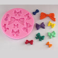 Z-01334 3D Fondant Food Grade Butterfly Chocolate Mold Silicone Bow Shaped Cake Mold