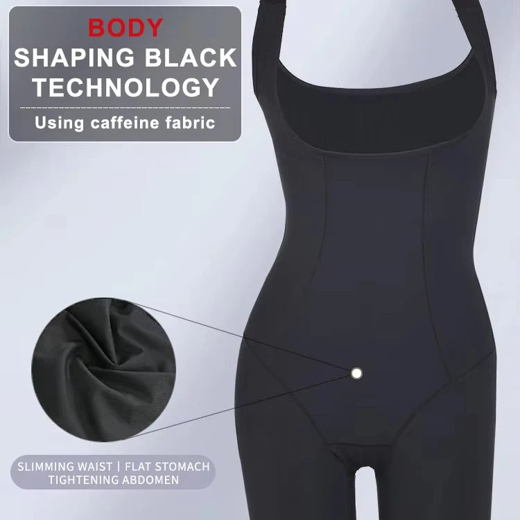 Wholesale Professional Version Onesie Shapewear Caffeine Burning Fat Belly Lift Hip Lean Leg Body Shaping Low MOQ Waist Slimming