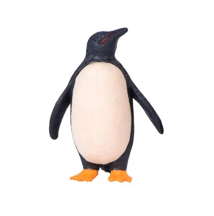 Bulk Pvc Action Figure Big and Small Penguing Plastic Wild Animal Models Toy