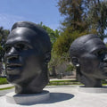 Bronze Foundry High Quality Modern Digital Printing Customizable Life Size Bronze Man Head Bust Statue Sculpture Casting Metal