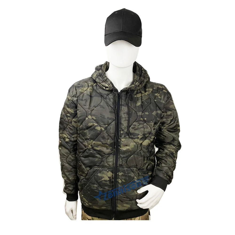 Zennison Rip-Stop Woobie US Size Waterproof Camouflage Zip up Woobie Hoodie MegaBDM
