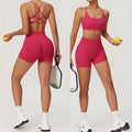 High Quality Seamless High Waist Sports Bras Shorts Fitness Elastic Breathable Peach Hip Gym Wear for Women