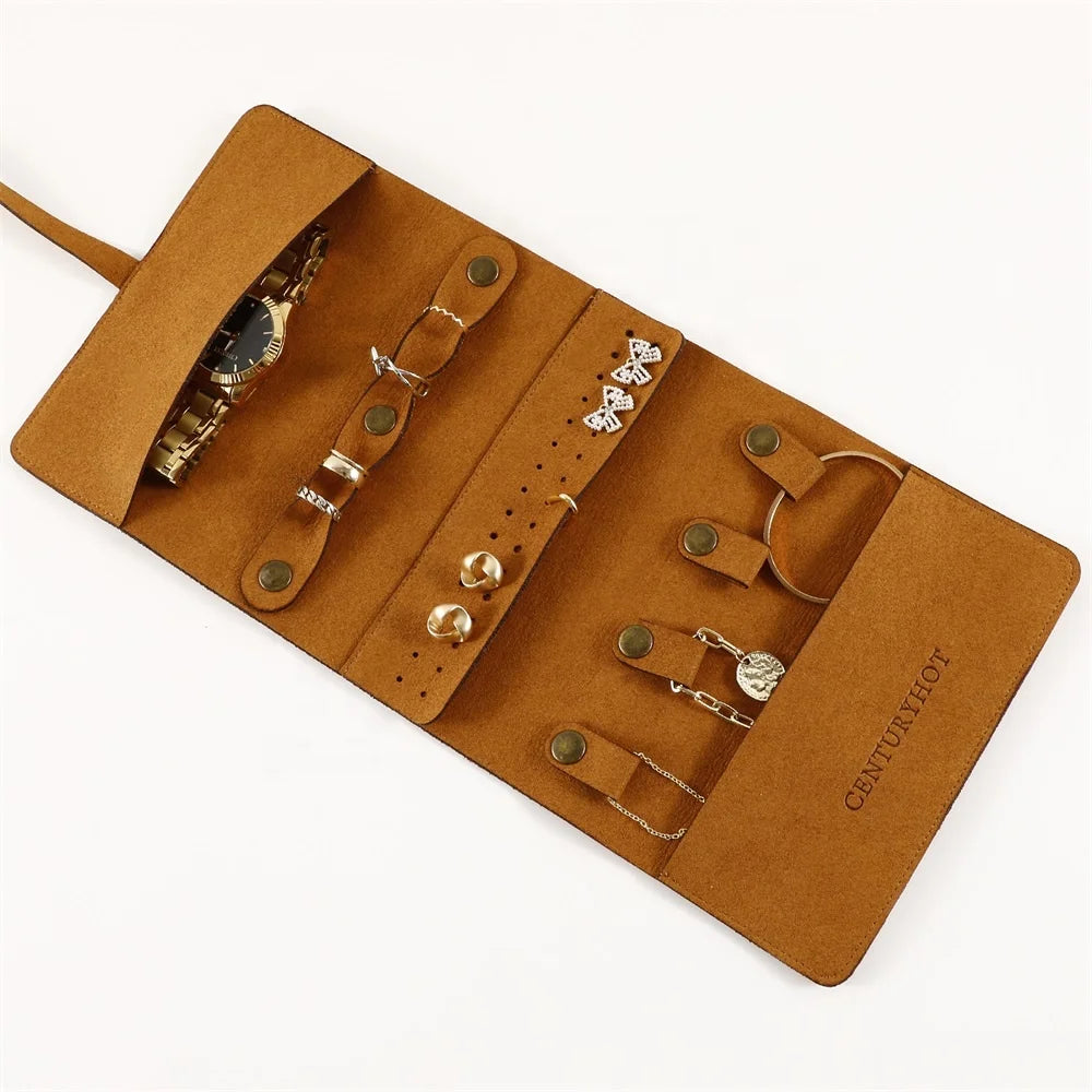 PUPPYSEW-Customized 18*38cm Jewelry Storage Bag Portable Jewelry Bag a Variety of Jewelry Storage Rolls