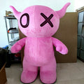 Guangzhou Enjoyment Giant Custom Pink Doll Mascot Costume Inflatable Cute Pink Doll Mascot Adult Party Costume