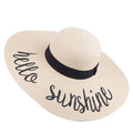 SH-0058 Wide Brim Summer Beach Floppy Women Sun Hats for Women Foldable Travel Packable UV Hat