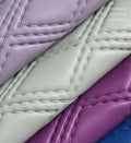 High Quality Embossed Checkered PVC Leather Waterproof Upholstery for Luggage Handbags Sofa Use Raw Materials