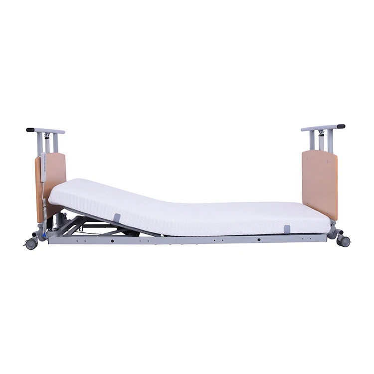 Ultra Low Disabled Bed Electric Multi Function Homecare Bed IEC 60601 Adjustable Home Patient Care Nursing Bed for Elder