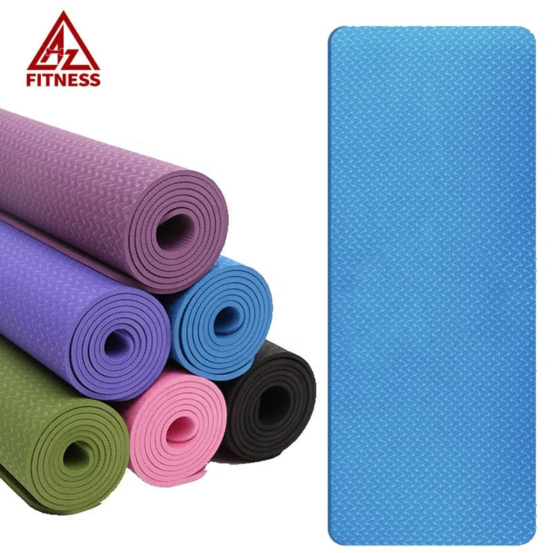 FITA 8mm Custom Soft Folding ECO Friendly Home Gym Light Weight Fitness Pilates 8 mm TPE Non Slip Exercise Kids Printed Yoga Mat