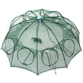 10 Holes Umbrella Shrimp Cage Foldable Fishing Bait Trap Cast Net Cage Crawfish Crab Aquaculture Trap