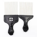 Professional Salon Hairdressing Tools Insert Wave Hair Pick Afro Comb for Stainless Steel Pins Hair Pick Comb