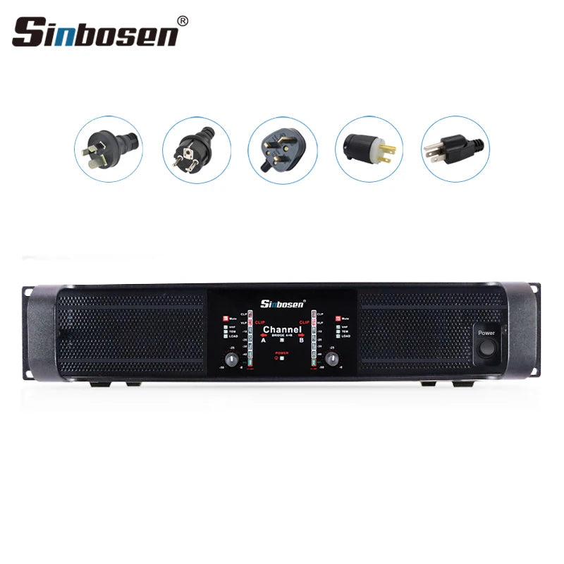 DS-24K Class Td 2u Subwoofer 2 Channel Sound Amplificadores De Audio Profecional