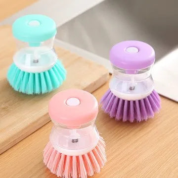 2024 New Kitchen Tool Kitchen Brushes Round Kitchen Cleaning Brush Wholesale