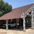 Tropical Roofing Stone Chips Coated Aluminium Roof Tiles Tejas Roofing Shingle for Metal Steel Building