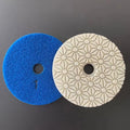 4inch 100mm 3 Step High Temperature Resistance Customizable Wet Variable Speed Grinder Stone Granite Polishing Pads