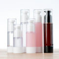 Classic 300ml Cosmetic Plastic Airless Pump Lotion Bottle Hot Sale 15ml-300ml Sizes for Shampoo Face Mask Airless Technology