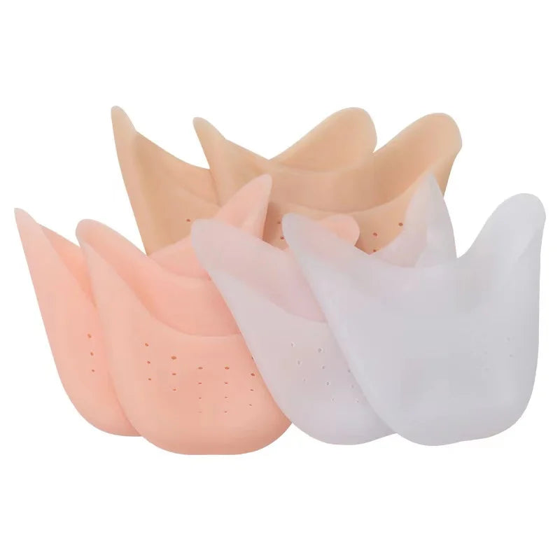 2026 Top Selling Foot Cover Sleeve Toe Protector Cushion Ultra Soft Front Foot Caps Gel Toe Cap with Holes Silicone