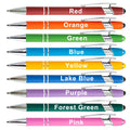 Promotional Cheapest Aluminum Ballpoint Stylus Pen With Soft Rubber Touch Screens Cheap Custom Logo for Mobile Phone Ball Point MegaBDM