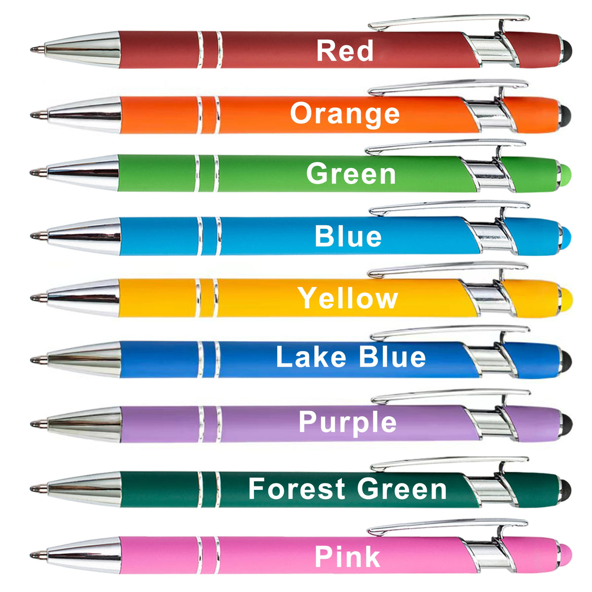 Promotional Cheapest Aluminum Ballpoint Stylus Pen With Soft Rubber Touch Screens Cheap Custom Logo for Mobile Phone Ball Point MegaBDM