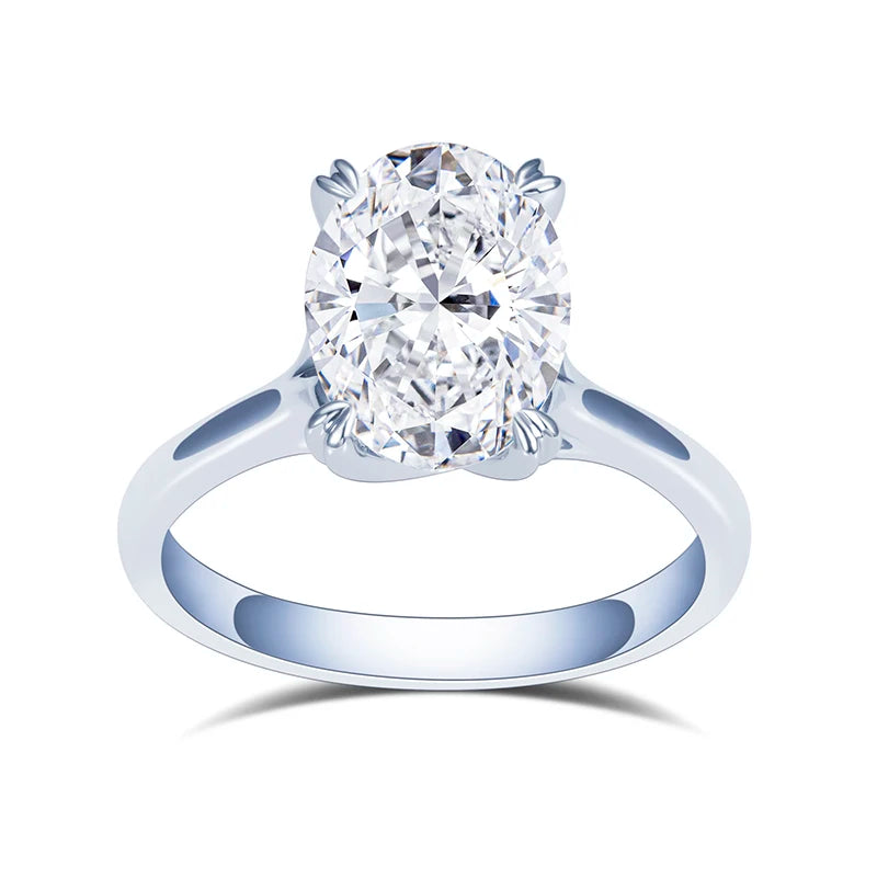Custom Jewelry MSR-1480 Engagement Wedding 14k White Gold Oval 2.4CT E VVS1 IGI Lab Grown Diamond Ring
