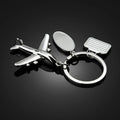 3D Airplane Keychain  Travel Safe Gifts Flight Attendant  Pilot Keychain DIY Jewelry Airplane Keychain