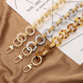 Senior Sense Matte Frosted Bag Colorful Bag Strap Resin Chain DIY Crossbody Bag Chain Underarm Accessories Acrylic Chain