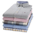 2023 New Men's  Cotton Oxford Textile Casual Business Shirt