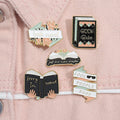 Graduation Enamel Pins Metal Brooch I Love Reading Book Custom Lapel Clothes Friends Backpack Badges Cartoon Accessories