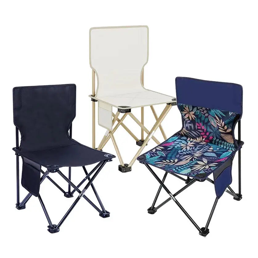 Customizable Lightweight Outdoor Folding Chair for Camping Beach Fishing with Size and Color Options Logo Included