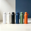 750ml Vacuum Insulated Wide Mouth Tumbler with Leak Proof Cup Double Wall Powder Coated Water Bottle