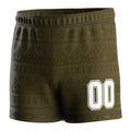 Custom Logo Printing Workout Gym Team Rugby Ladies Gym Football Jersey Rugby Shorts With Pockets