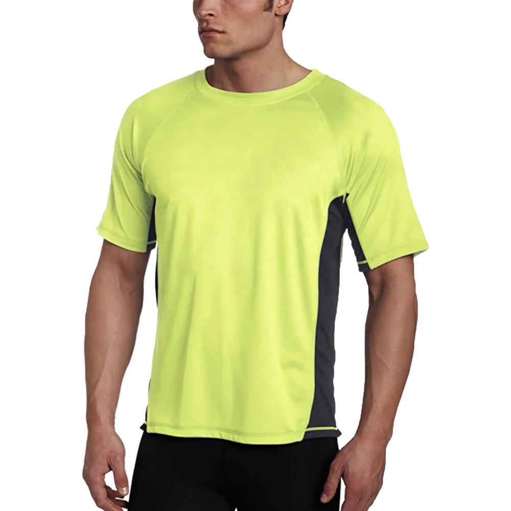 OEM Latest Design Compression Rash Guard Custom Sublimation Swimming Mens Rash Guards