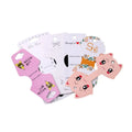 Foldable Paper Card for Necklace Hair Accessories Bracelets Waist Belly Chain Jewelry Id Card Holder Pack and Display