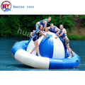Inflatable Floating Whirling Spinner Aqua Gyro Lake Water Balance Boat Floating See Water Gyro Inflatable Saw Water Game