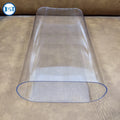 Extrusion Transparent Acrylic Oval Plastic Pipe Elipses Tube Customized