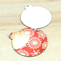 MDFSUB Wholesale Price Holiday Decoration Sublimation Hanging Ornament Wooden Ornaments Blank Sublimation Mdf Christmas Ornament