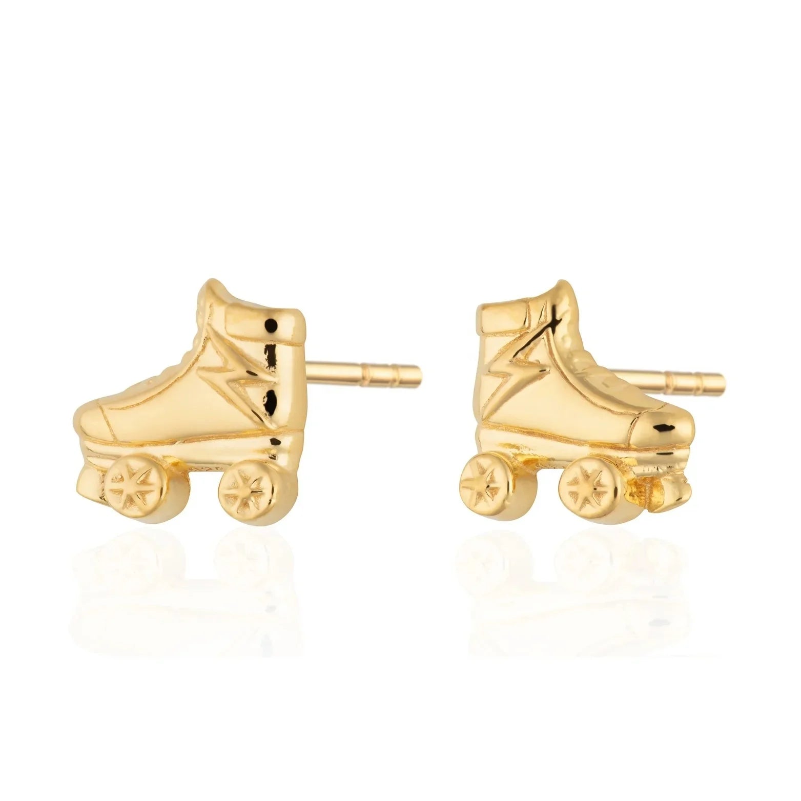 LOZRUNVE Fashion Jewelry 925 Sterling Silver Gold Plated Stud Earring