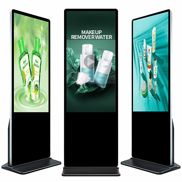 55 65inch Digital Signage Kiosk Support Custom Function Like Printer and Camera Touch Screen Advertising Display Screens 6ms