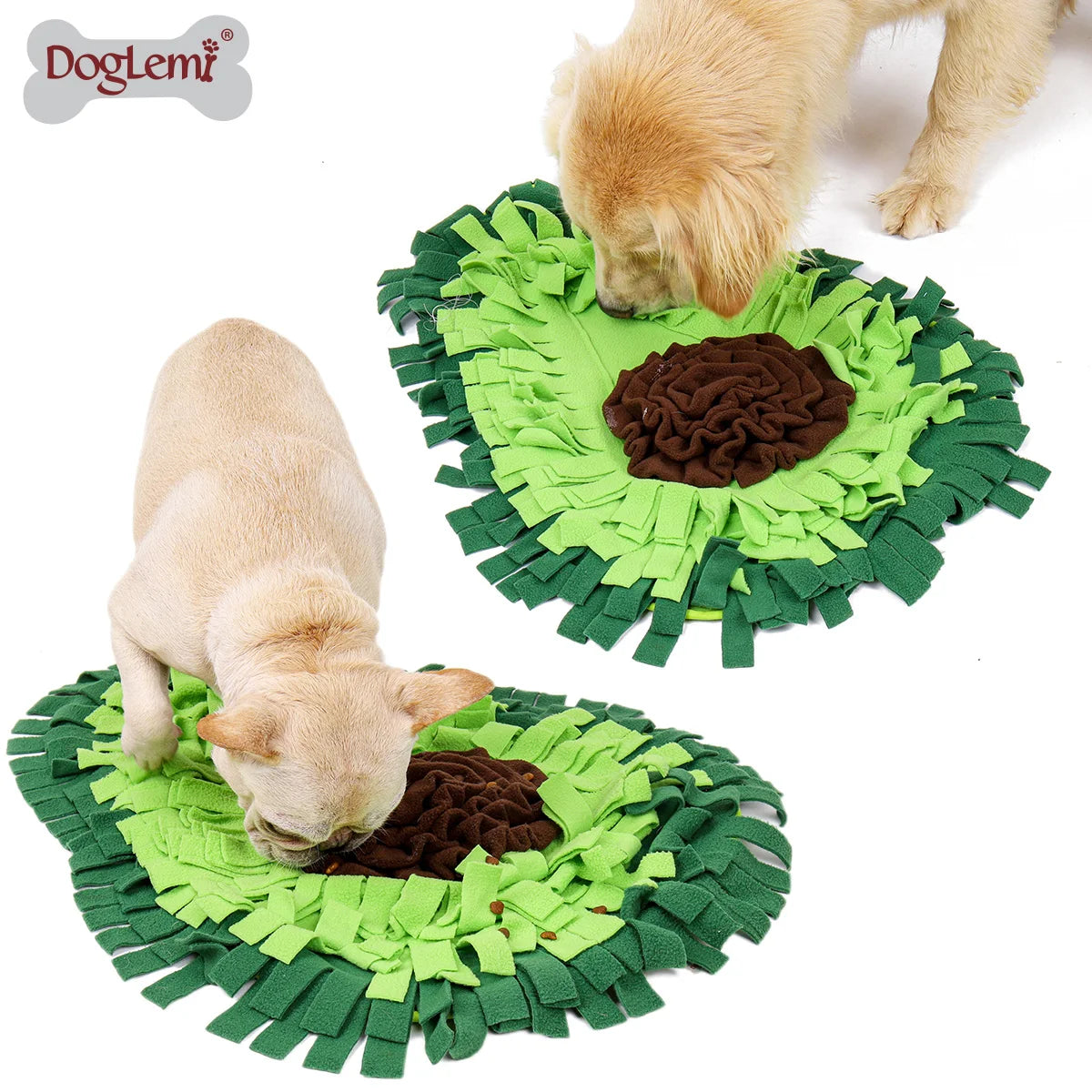 Multi-functional Slow Eat Training AVOCADO Design Pet Snuffle Mat Pet Dog Feeding Mat dog Training Mat