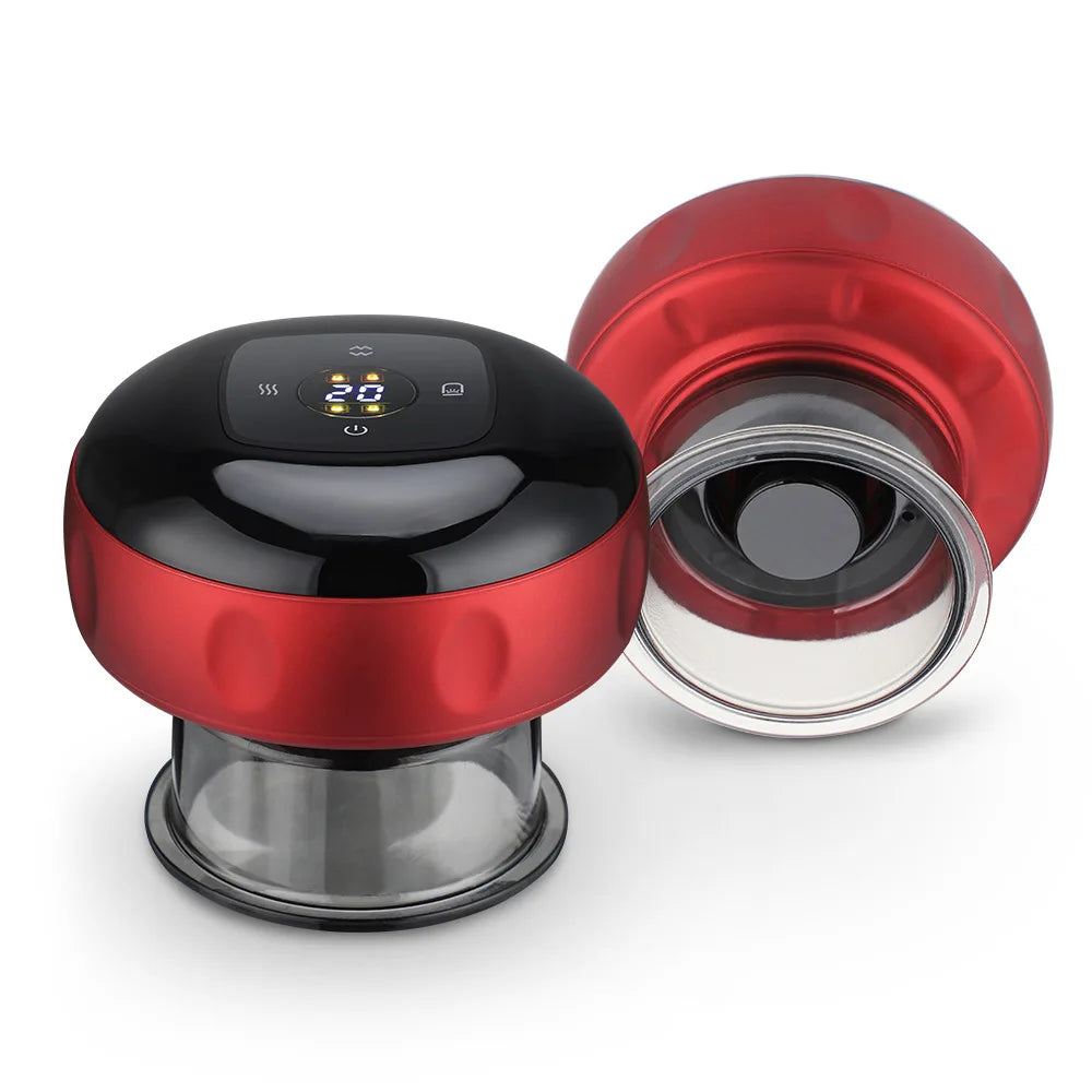 Wholesale Hot Product Smart Electric Powerful Cupping Cup Vibration Red Light Therapy Cupping Machine