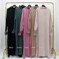 Wholesale Good Quality Islamic Oversized Hoodie Women Abaya batwing One Pc Muslim Dress Jilbab Abaya for Ladies