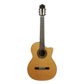 Aiersi Luthier Made High Grade Gloss All Solid 39 Inch Cedar Top With Indian Rosewood Body Nylon String Classical Guitar