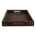 Japanese-Style Classic Wooden Tea Tray Portable Plate for Household Living Room  Wedding Breakfast Home Dessert