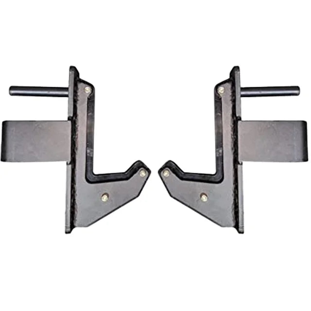 Crossmax Heavy Duty J Hooks Set Commercial Power Rack for Gym Fitness Equipment Made of Durable Metal