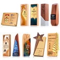 Factory Wholesale Blank Crystal Glass Carved Etched Hand Made Eco-Friendly Square Trophy Awards Custom Design Logo