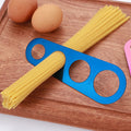 Easy Clearing Pasta Ruler Measuring Tool 4 Serving Portion Stainless Steel Spaghetti Measurer