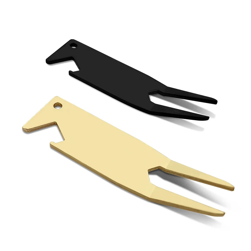 Golf Metal Blank Golf Repair Lawn Golf Divot Repair Tool with Personalised logo and Bottle Opener